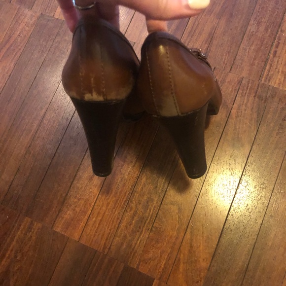 Tory Burch authentic brown leather heels 👠 - Picture 5 of 6